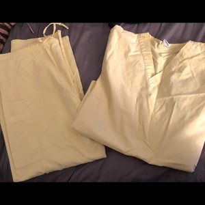 Uniform pants and top set